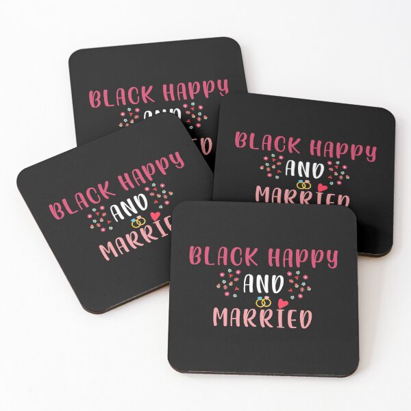 Item preview, Black Happy And Married Funny Family Xmas designed and sold by YesYallApparel.