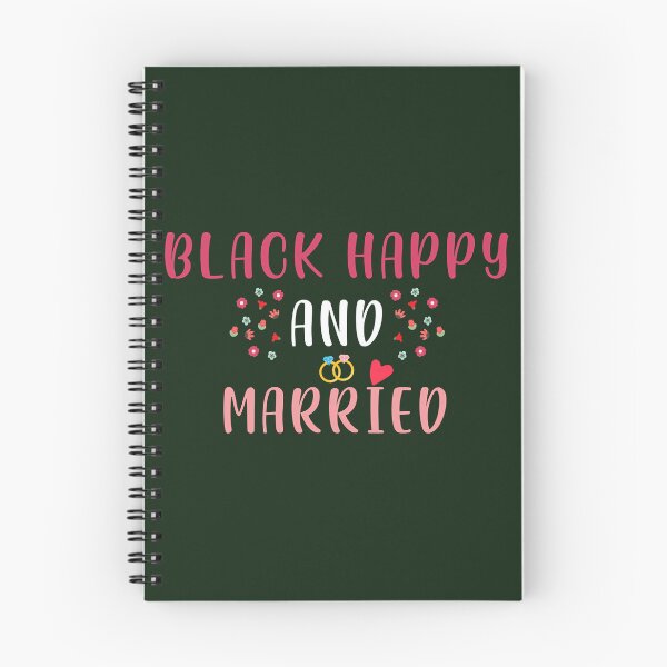 Item preview, Black Happy And Married Funny Family Xmas designed and sold by YesYallApparel.
