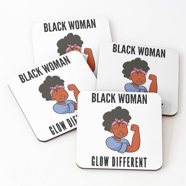 Item preview, Black Women Glow Differently-Black History Month designed and sold by YesYallApparel.