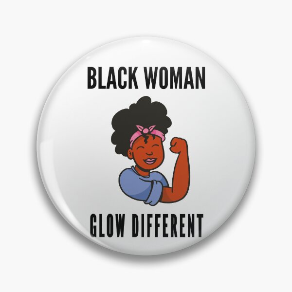 Item preview, Black Women Glow Differently-Black History Month designed and sold by YesYallApparel.