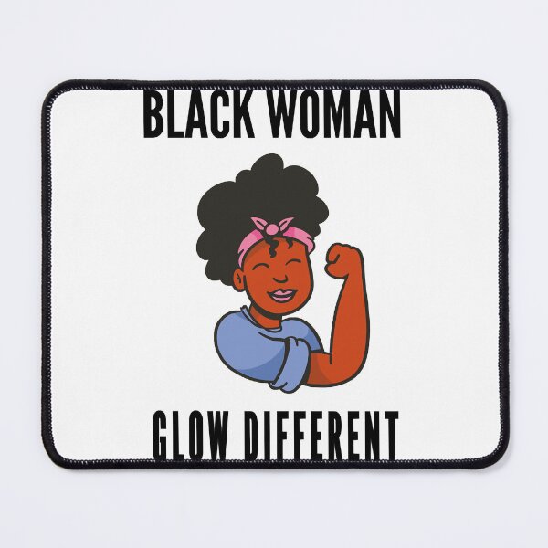 Item preview, Black Women Glow Differently-Black History Month designed and sold by YesYallApparel.