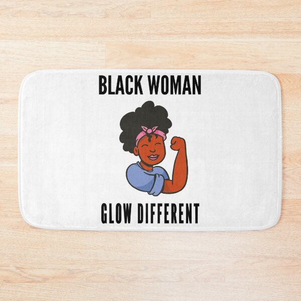 Item preview, Black Women Glow Differently-Black History Month designed and sold by YesYallApparel.