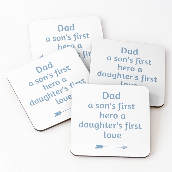 Item preview, Dad A Son_s First Hero A Daughter_s First Love designed and sold by YesYallApparel.