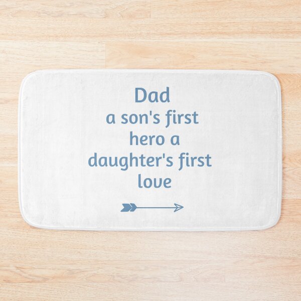 Item preview, Dad A Son_s First Hero A Daughter_s First Love designed and sold by YesYallApparel.