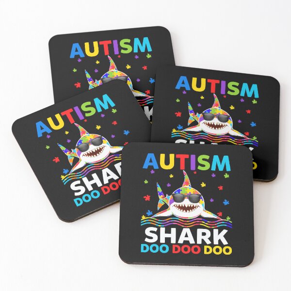 Item preview, Funny Autism Shark Doo Doo Doo Doo Puzzle Awareness Day Cute designed and sold by HaaChris-Artis.
