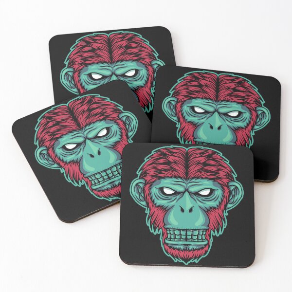 Item preview, Angry green ape designed and sold by Disturbed-Mind.
