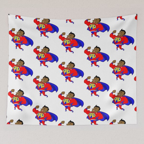 Item preview, fathers day black super dad Classic T-Shirt. designed and sold by YesYallApparel.