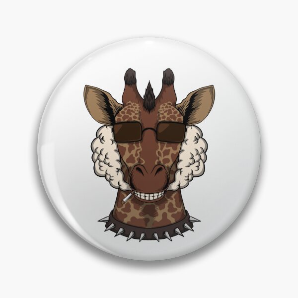 Item preview, Funny Cartoon Giraffe Head Smoke designed and sold by YesYallApparel.