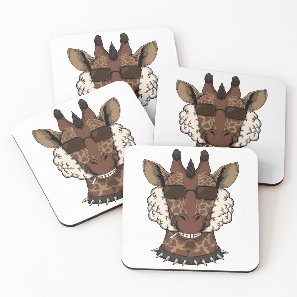 Item preview, Funny Cartoon Giraffe Head Smoke designed and sold by YesYallApparel.