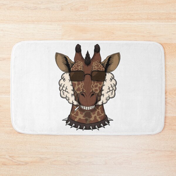 Item preview, Funny Cartoon Giraffe Head Smoke designed and sold by YesYallApparel.