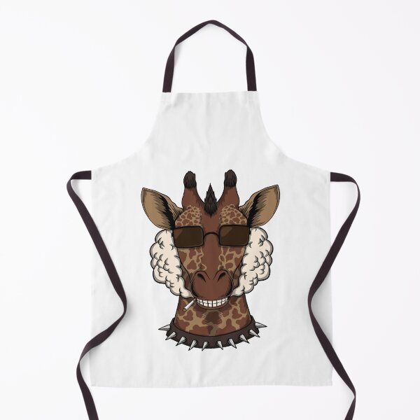Item preview, Funny Cartoon Giraffe Head Smoke designed and sold by YesYallApparel.