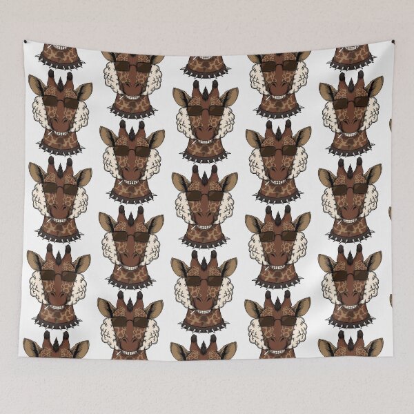 Item preview, Funny Cartoon Giraffe Head Smoke designed and sold by YesYallApparel.