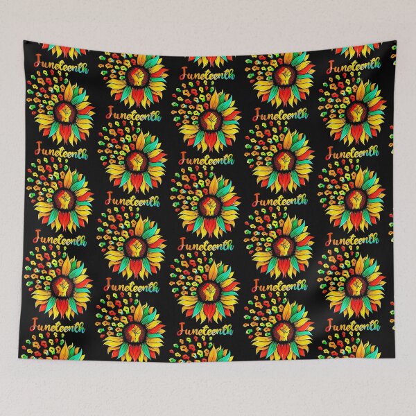 Item preview, Sunflower Fist Juneteenth Black History African American designed and sold by YesYallApparel.