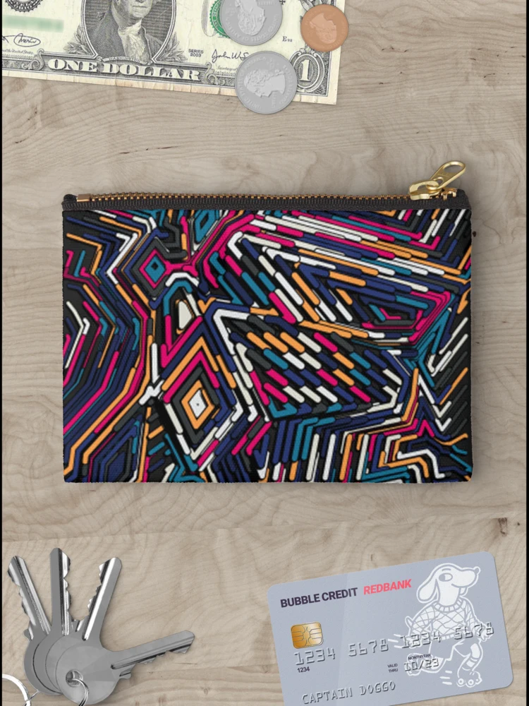 Thumbnail 3 of 4, Zipper Pouch, Generative R Code  designed and sold by JimmyMR.