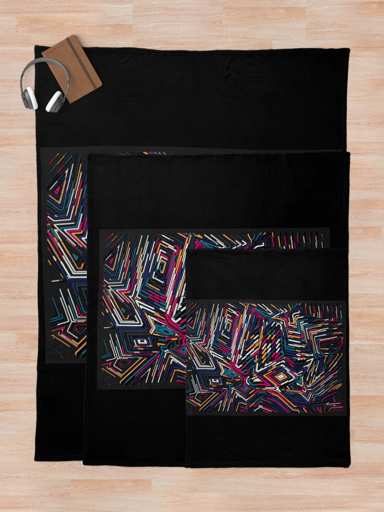 Thumbnail 5 of 6, Throw Blanket, Generative R Code designed and sold by JimmyMR.