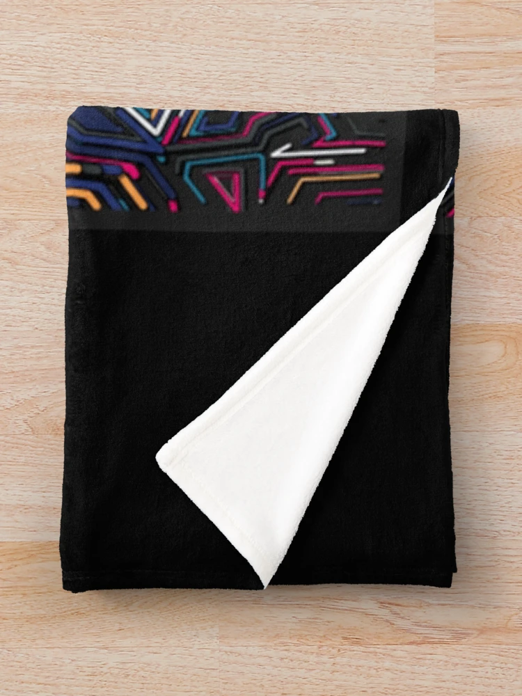 Thumbnail 3 of 6, Throw Blanket, Generative R Code designed and sold by JimmyMR.