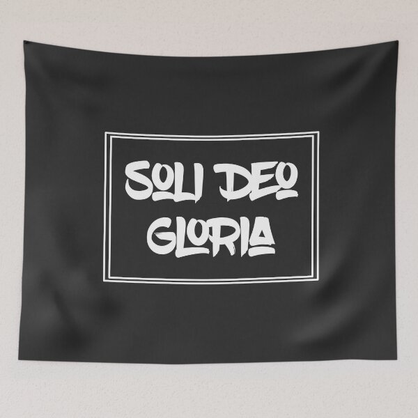 Item preview, Christian Design - Soli Deo Gloria meaning Glory to God Alone designed and sold by simplydesignart.