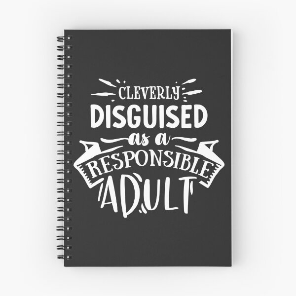 Item preview, Cleverly Disguised As A Responsible Adult designed and sold by CustomAssist.