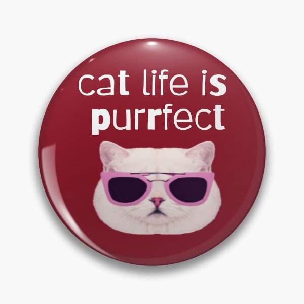 Item preview, cat life is purrfect  designed and sold by Chillledtimes.
