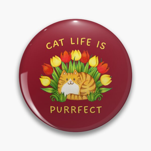 Item preview, cat life is purrfect  designed and sold by Chillledtimes.