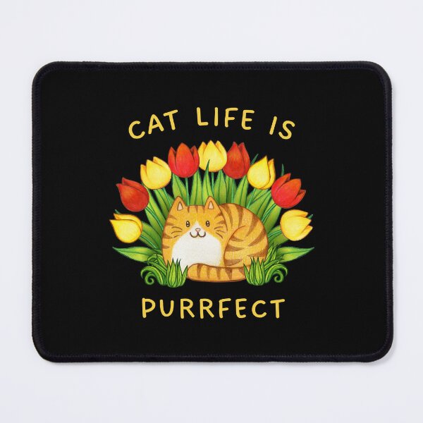 Item preview, cat life is purrfect  designed and sold by Chillledtimes.