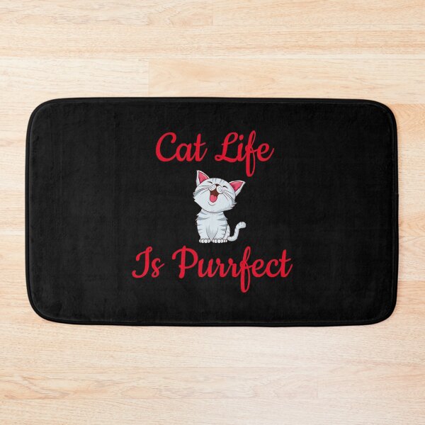 Item preview, cat life is purrfect  designed and sold by Chillledtimes.