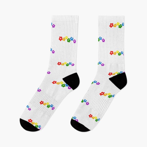 Item preview, Rainbow Petals - Vibrant Flower Row designed and sold by DonneeCreations.