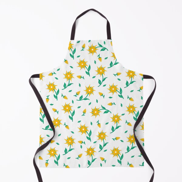 Item preview, Yellow turquoise flower pattern designed and sold by Kritzel-Claudi.