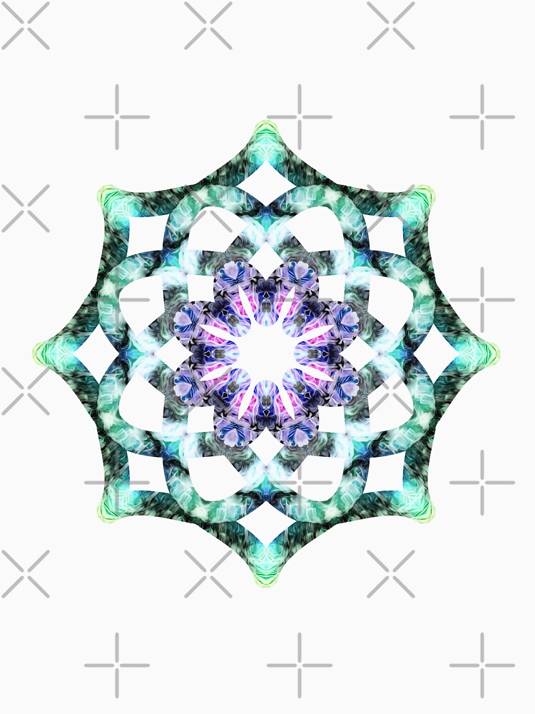 Yoga mandala icon green by nobelbunt