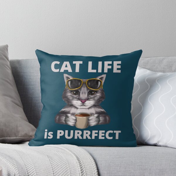 Item preview, CAT LIFE IS PURRFECT  designed and sold by Chillledtimes.