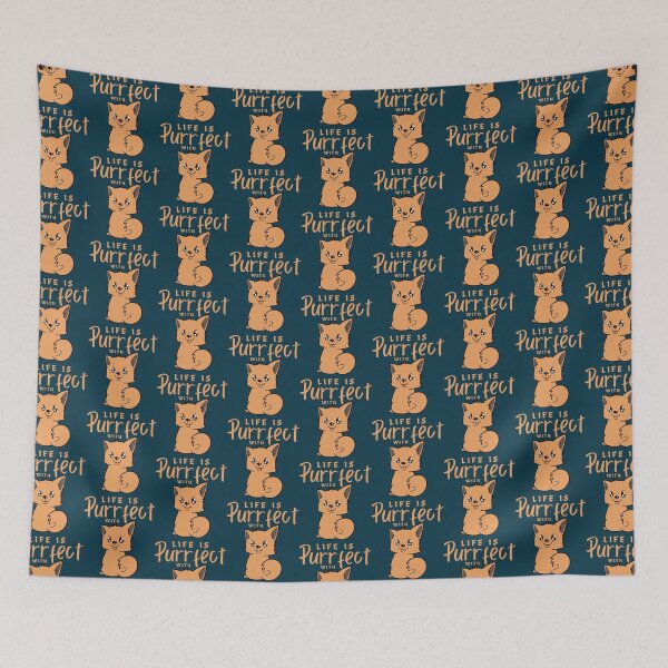 Item preview, Cat Life Is Purrfect designed and sold by Chillledtimes.