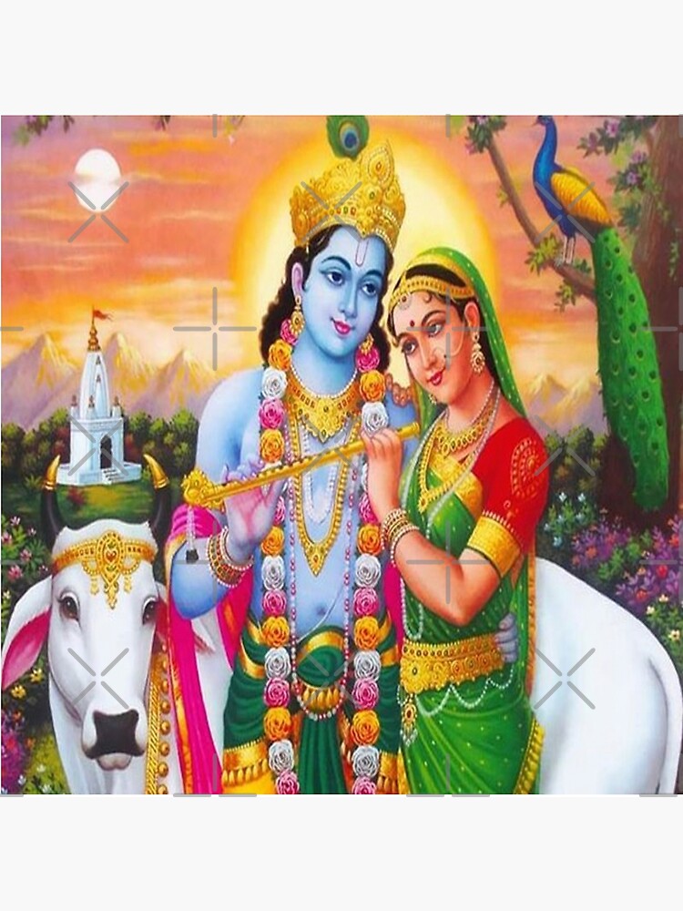 Radha Krishna Kishna Krishna Radha Radha Poster For Sale By