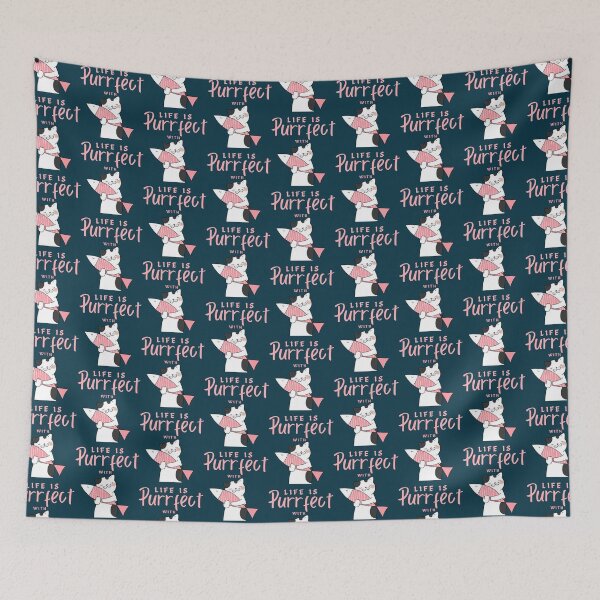 Item preview, Cat Life Is Purrfect designed and sold by Chillledtimes.