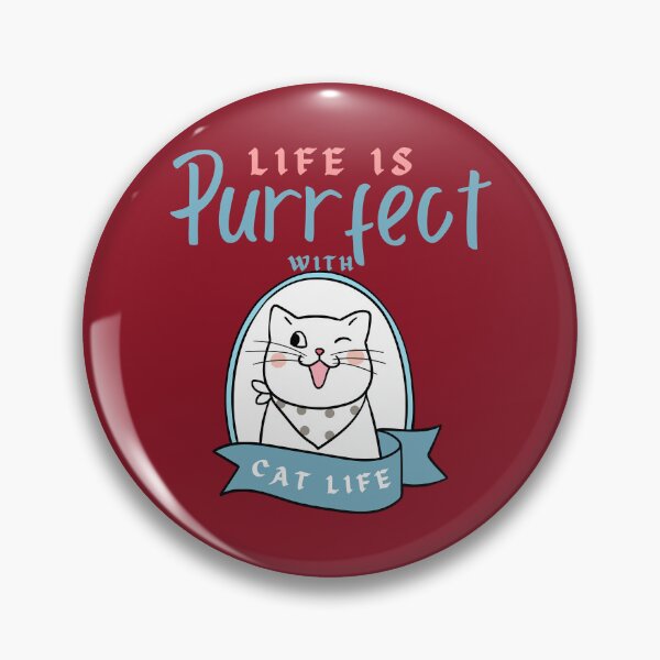 Item preview, Cat Life Is Purrfect designed and sold by Chillledtimes.
