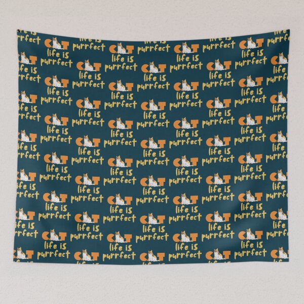 Item preview, Cat Life Is Purrfect designed and sold by Chillledtimes.