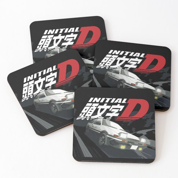 Item preview, Initial D - Mountain Drift Racing  Takumi Fujiwara's Toyota AE86 tofu  designed and sold by cowtownCOWBOY.