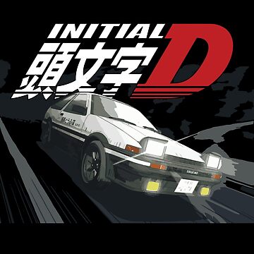 Initial D (Manga) - Takumi Fujiwara & AE86 Double Wall Water Bottle