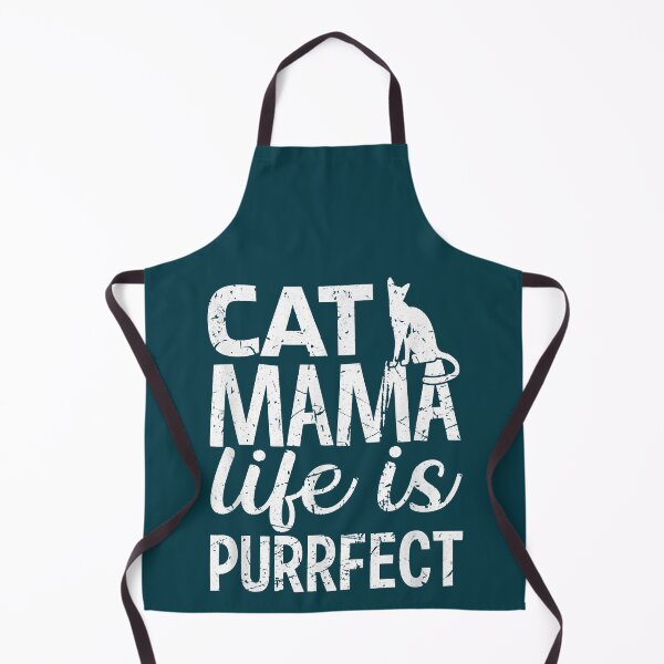 Item preview, Funny Cat Quote, Cat Mama Life is Purrfect designed and sold by Chillledtimes.