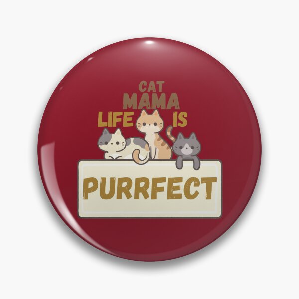 Item preview, Cat Mama Life is Purrfect│Cat Life is Purrfect│Kitten│Kitty│Cat life│Cat mom│Cat Mama Life Essential designed and sold by Chillledtimes.