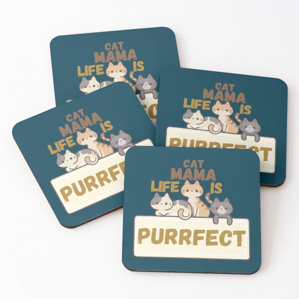 Item preview, Cat Mama Life is Purrfect│Cat Life is Purrfect│Kitten│Kitty│Cat life│Cat mom│Cat Mama Life Essential designed and sold by Chillledtimes.