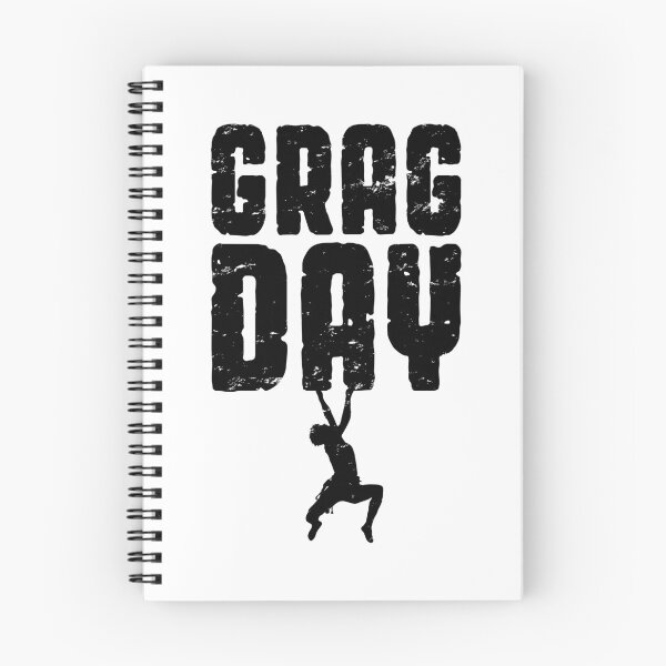 Item preview, Grag Day Rock Climbing Bouldering Funny Climber Boy designed and sold by GrandeDuc.