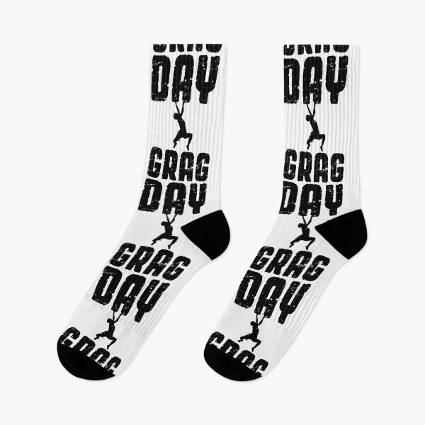 Item preview, Grag Day Rock Climbing Bouldering Funny Climber Boy designed and sold by GrandeDuc.
