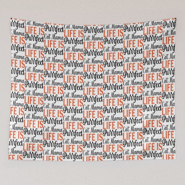 Item preview, Cat Mama Life Is Purrfect  designed and sold by Chillledtimes.