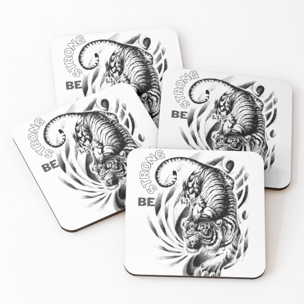 Item preview, Be stong,savage tigre , motivation . designed and sold by Fadwalana99.