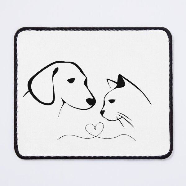 Item preview, Dog and cat love. designed and sold by Fadwalana99.