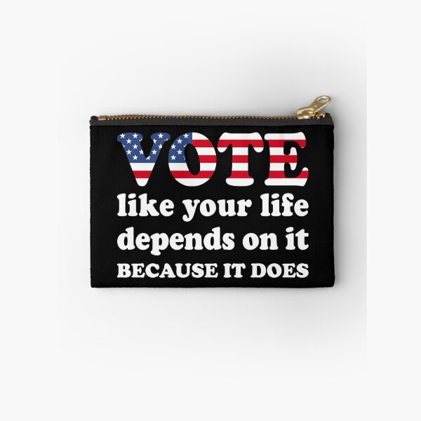 Item preview, Vote like your life depends on it. Because it does. designed and sold by Happy Puppy Print On Demand.