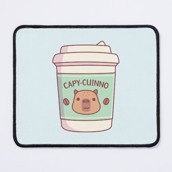 Item preview, Cute Capybara Capyuccino Coffee Takeaway Cup designed and sold by rustydoodle.