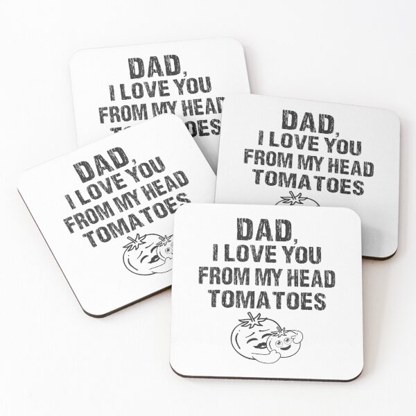 Item preview, Dad I Love You From My Head Tomatoes Fathers Day Men designed and sold by ZuyZeiiiiiii.