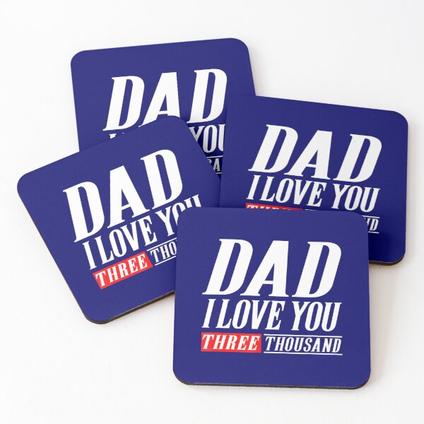 Item preview, Dad I Love You Three Thousand Dad I Will 3000 designed and sold by ZuyZeiiiiiii.