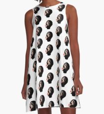 Lips and Lace A-Line Dress